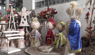 Opções de decoração de natal atrai clientes
