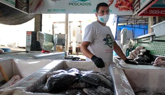 Mercado do Peixe tem baixa nas vendas